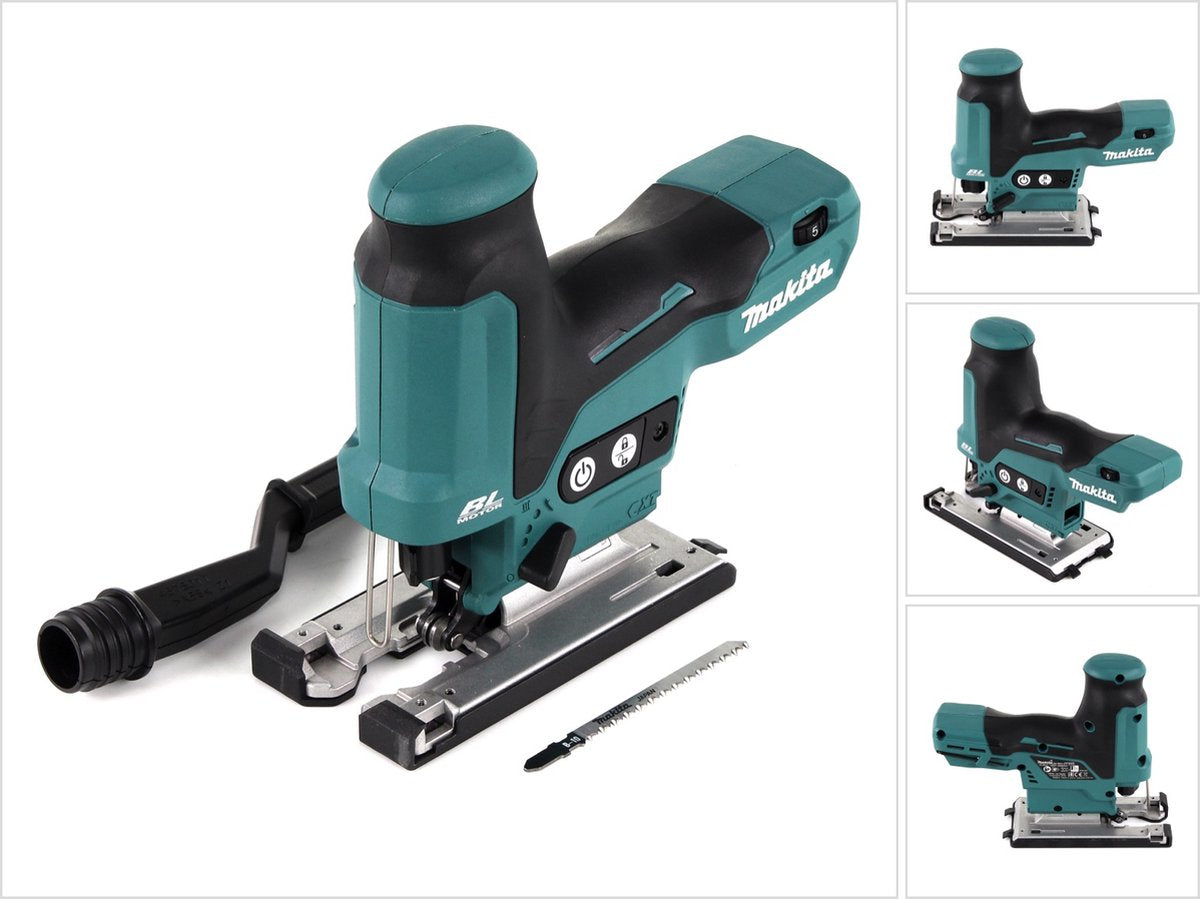 Makita jv102dz 10.8v li-ion accu decoupeerzaag body - t-greep - variabel - koolborstelloos