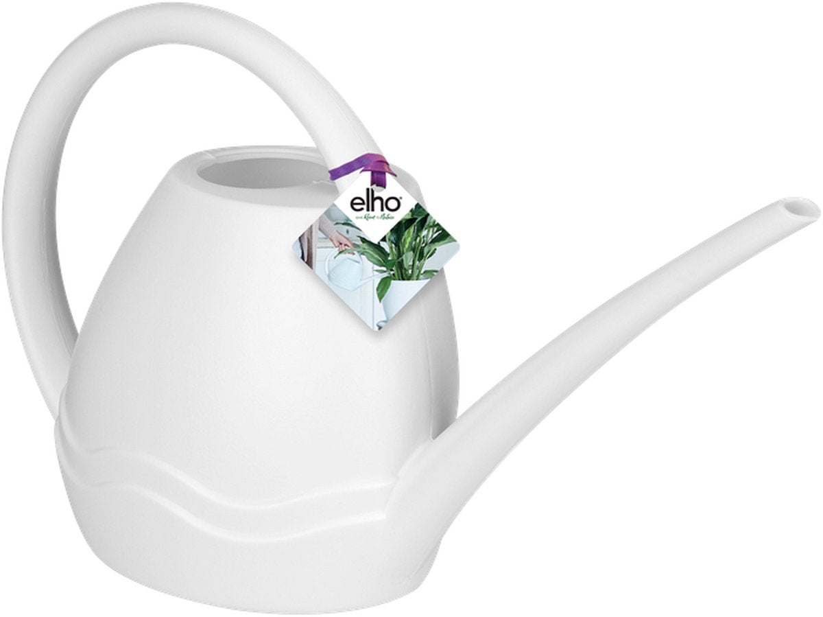 Elho aquarius gieter 45 - gieter voor binnen kweken en oogsten - ø 44.8 x h 25.3 cm - wit