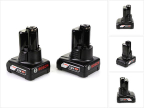 Bosch accuset 12 v met 2x 6,0 ah accu ( 1600a00x7m )