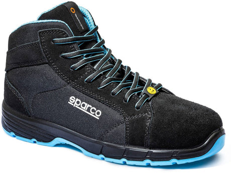 Sparco horizon-h fargo werkschoenen s3s esd heren dames - lichte lage veiligheidsschoenen - zwart - maat 36