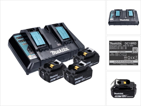 Makita accu's set - 18v - 5ah