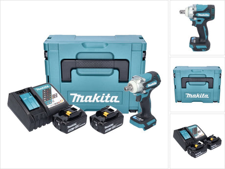 Makita dtw301rtj accu slagmoersleutel 1 2 330nm 18v 5.0ah in mbox
