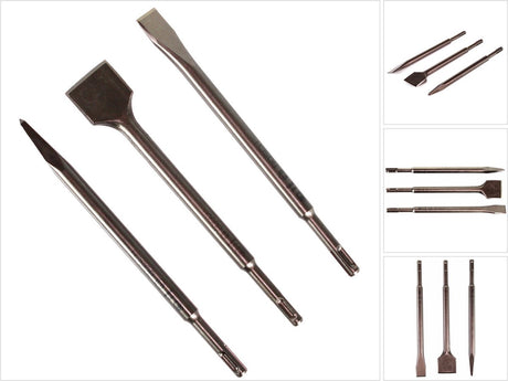 Bosch beitelset sds-plus - 3-delig
