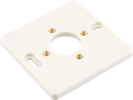 Attema montageplaat enkel met inserts met label wit