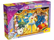 Lisciani - belle het beest - double face - puzzel maxifloor - 108 stukjes