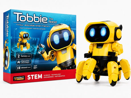 Construct and create tobbie de robot - smart robot - diy