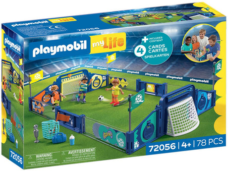Playmobil voetbalstadion speelset - my life 72056 voetbal speelgoed.