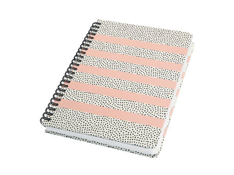 Sigel spiraal notitieboek a5 jolie hardcover 120 pagina's dots 100 grams papier sweet dots
