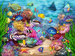 Ravensburger puzzel tropical reef life - 750 stukjes legpuzzel onderwater.