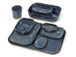 Serax - merci la nouvelle table - extra diep bord m - blauw grijs - 8 stuks