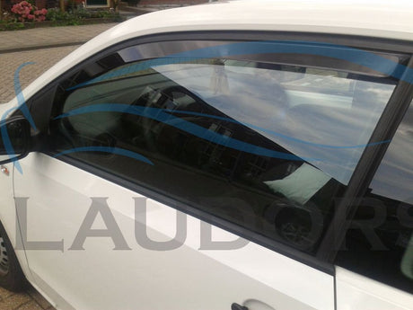 Team heko zijwindschermen donker getint tbv 3 deurs model tbv seat mii, skoda citigo, vw up 3-drs 2012- (incl e-up 2021)