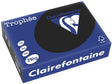 Clairefontaine - trophée pastel - gekleurd papier - a4 - 210 grams - 250 vel - zwart
