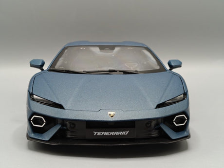 Bburago 1:18 modelauto – lamborghini temerario 2024 mat blauw