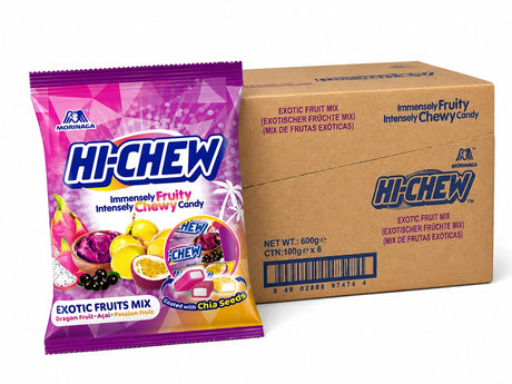 Hi-chew exotic mix bag 100g 6x