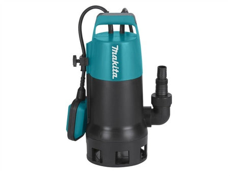 Makita pf1010 vuilwater dompelpomp - 1100w - 14.400 l u - rvs behuizing - max. 35mm vuilpartikels - vlotterschakelaar - 14400 l u - voor vijver, kelder en bouwput