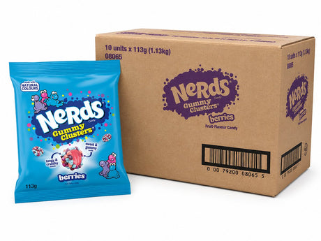 Nerds gummy clusters berries 113gr 10x