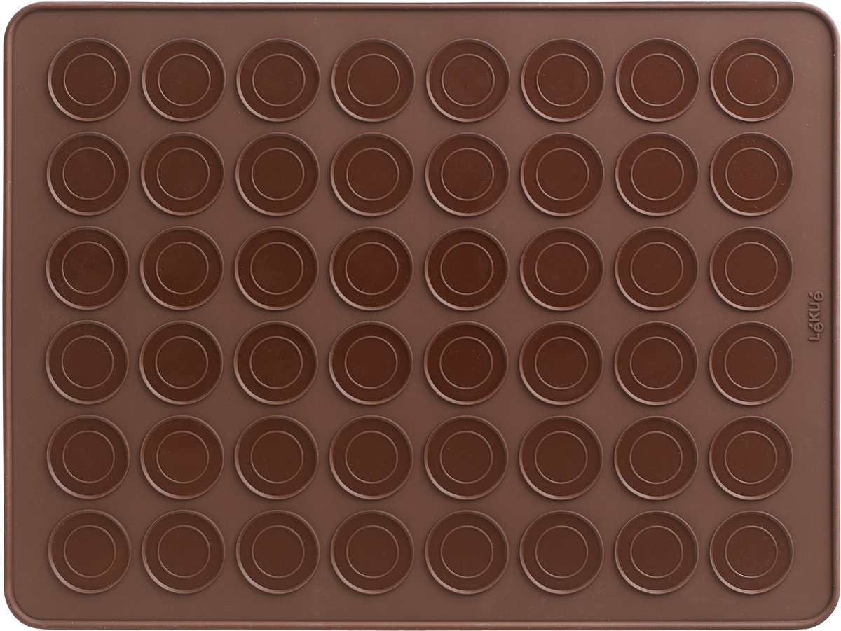 Lékué bakmat - 24 macarons - 40 cm - brown