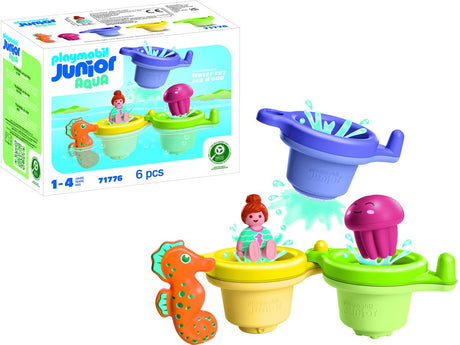 Playmobil junior aqua drijvende bekers met waterpret - 71776