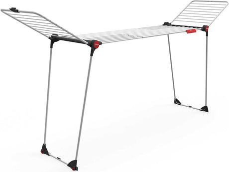 Vileda infinity flex droogrek - tafel droogrek - 30 m drooglengte - telescopisch uittrekbaar centraal plateau - hoge vleugels