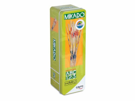 Cayro mikado in metalen doos - klassiek behendigheidsspel met 41 bamboe stokjes - duurzame reisverpakking - 2-8 spelers - speelduur 15 minuten - vanaf 6 jaar - collection