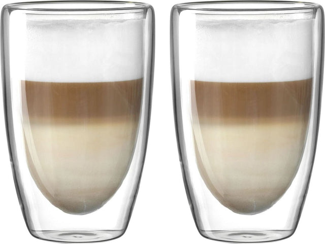 Leonardo duo dubbelwandig glas 400ml - set 2