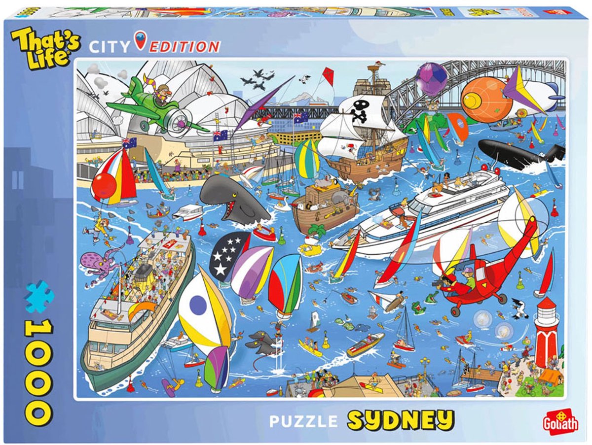 Goliath that's life city edition: sydney legpuzzel - 1000st.