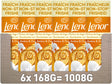Lenor geurbooster amber orchidee - 6 x 168 gram - wasparfum