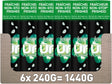 Lenor unstoppables geurbooster geur van ariel - 6 x 240 gram - wasparfum