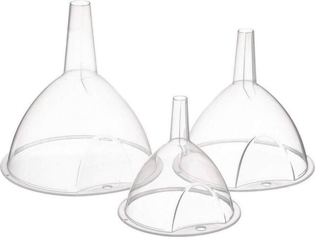 Secret de gourmet trechter transparant plastic (3 onderdelen)