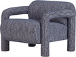 Woood lenny fauteuil - dessin - grijsblauw - 65x76x82