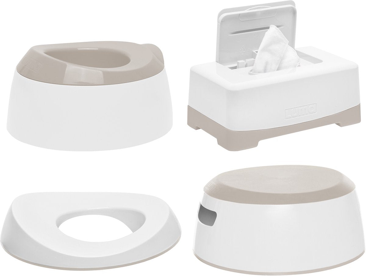 Luma toilet trainingsset white