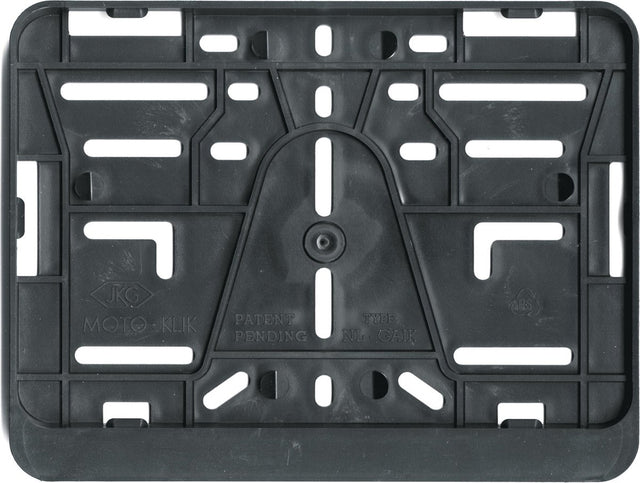 Carpoint kentekenplaathouder motor – 210x143 mm – zonder boren – klikbevestiging – kunststof – neutraal design