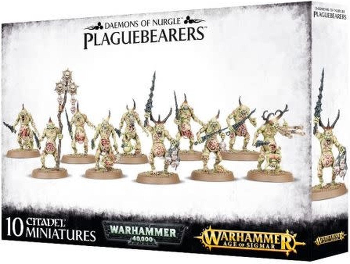 Games workshop daemons of nurgle plaguebearers
