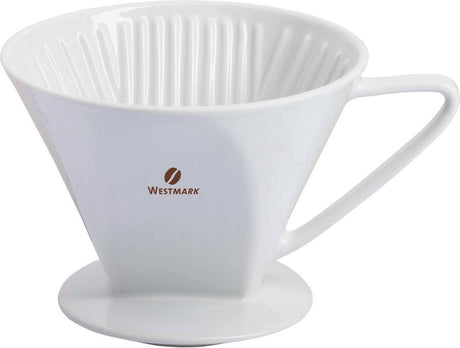 Westmark porseleinen koffiefilterhouder, filtermaat 4, voor maximaal 4 kopjes koffie, brasilia, 24482260