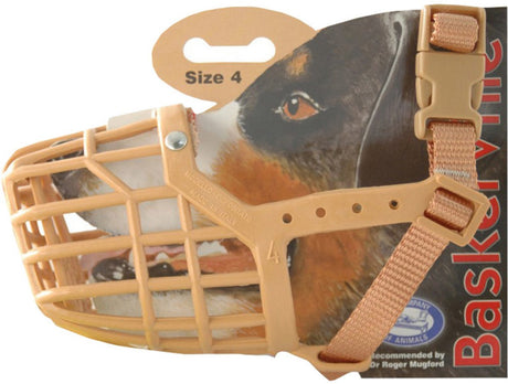 Baskerville classic basket muzzle lichtbruin - hondenopvoeding - nr. 4