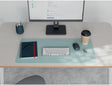 Leitz grote bureau onderlegger 80×40 cm – anti-slip - bureaumat - waterdicht – voor toetsenbord muis - mint