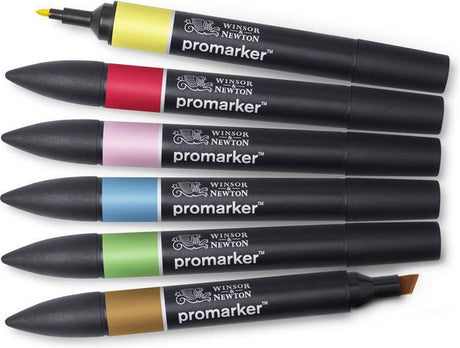 Winsor newton promarker™ mid tones 6 set