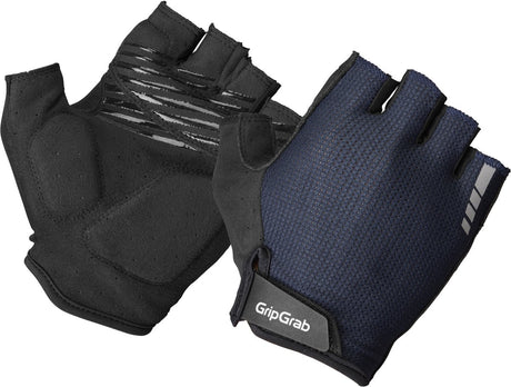 Gripgrab - explr padded korte vinger zomer fietshandschoenen met padding - unisex - navy blauw xs