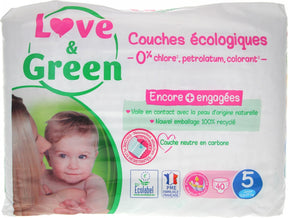 Love green ecogelabelde en hypoallergene lagen t5 40 stuk