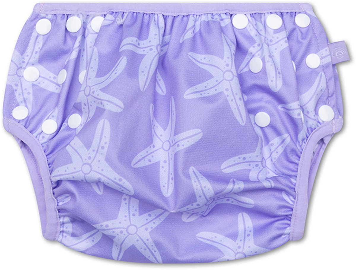 Swim essentials - zwemluier - 0-3 jaar - lila - sterrenprint - verstelbaar