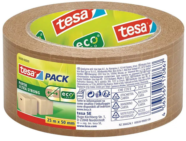 Tesa - verpakkingse 56000 eco papier 50mmx25m