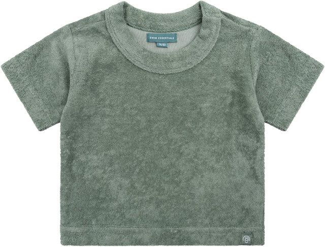 Swim essentials pure tones green boys top t-shirt