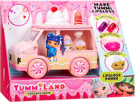 Yummiland lipgloss truck - maak yummi lipgloss - poppenauto