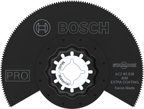 Bosch pro serie - segmentzaagblad - acz 85 eib - starlock systeem - 85 mm - bi-metalen constructie