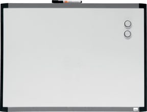 Nobo magnetisch whiteboard - 58,5 x 43cm - inclusief montageset, magneten en markers - wit