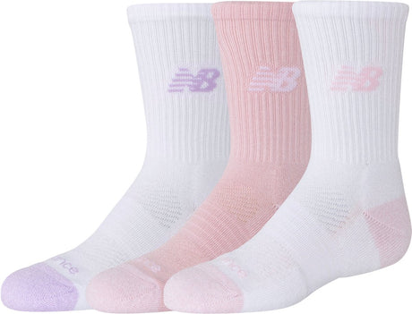 New balance youth active crew socks 3 pack unisex sportsokken - assorted