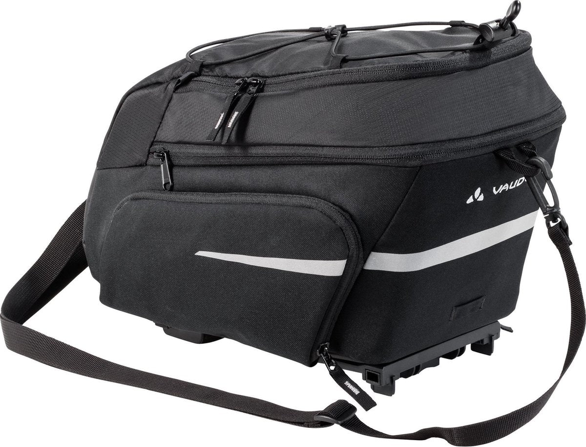 Vaude silkroad plus fietstas i-rack zwart