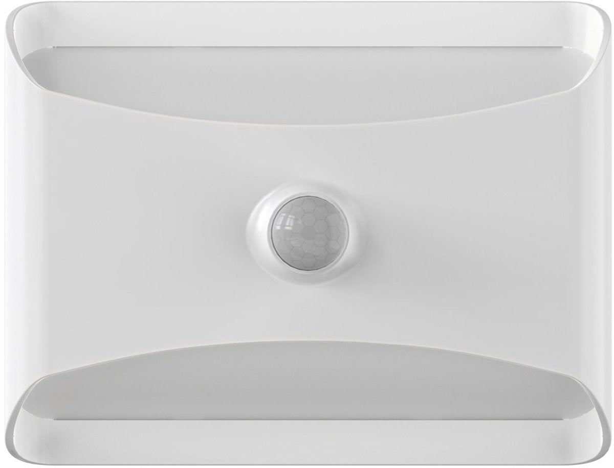 Calex spot on draadloze wandlamp - op batterij - eenvoudige installatie - warm wit licht - trapverlichting met bewegingssensor - wit