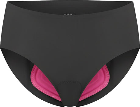 Bbb cycling fietsonderbroek dames met zeem - sneldrogende stretch stof - ideaal voor fietsvakantie of woon-werk verkeer - ultradun fietsondergoed dames - m l - zwart - comfortbrief buw-66 m l