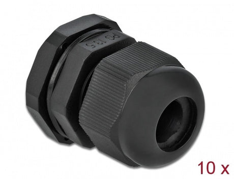 Delock kabelwartel pg13.5 10 stuks zwart